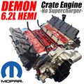 Demon 6.2L HEMI Long Block by MOPAR -*WITHOUT SUPERCHARGER*  
