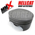 Hellcat 6.2L HEMI  Forged Drop In Pistons by MMX